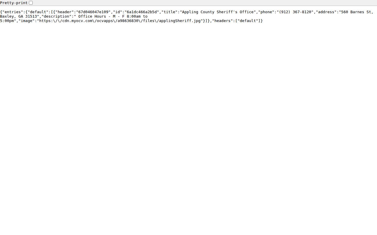 Appling County warrant lookup Sheriff contact information