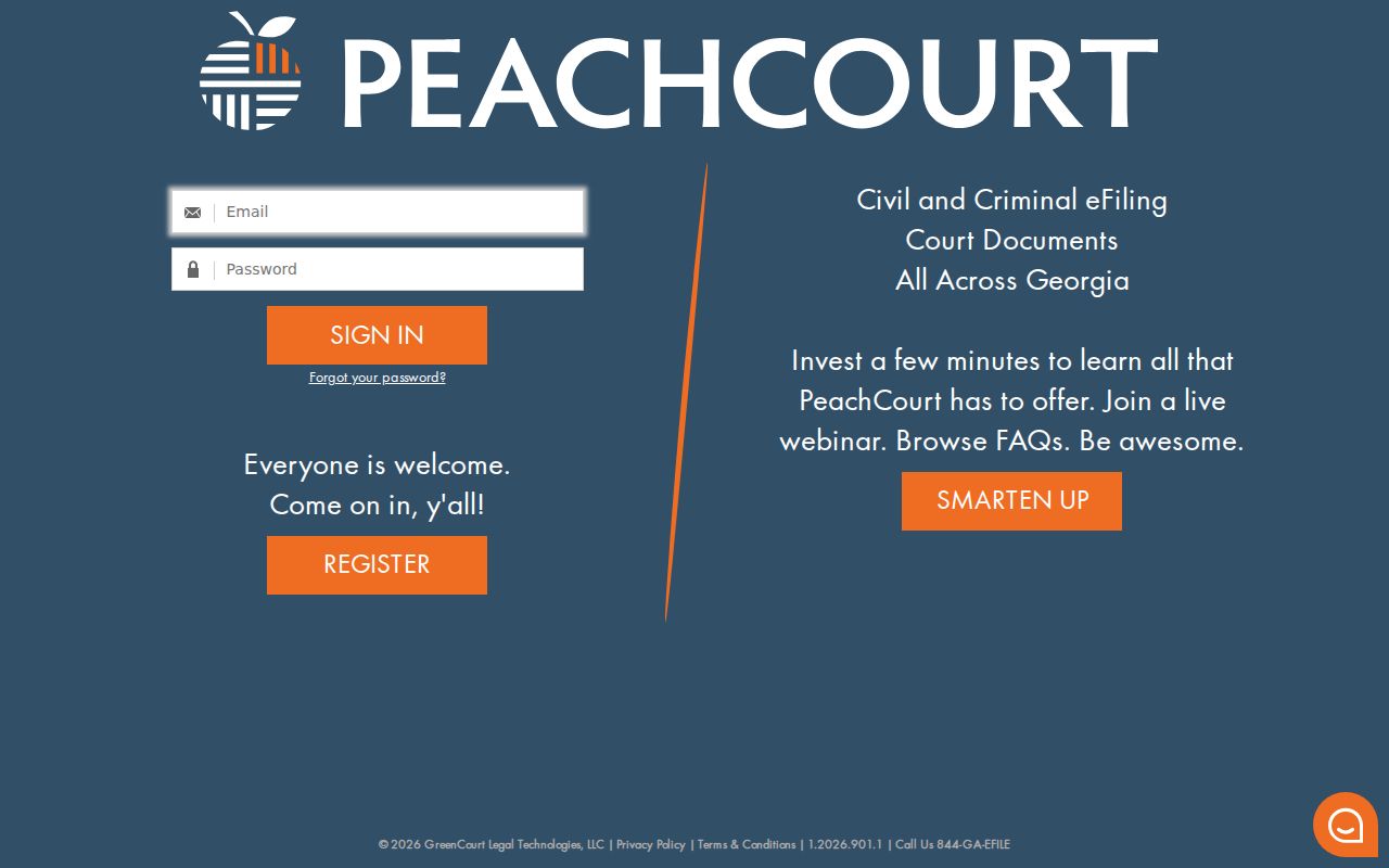 PeachCourt access for Appling County bench warrant court records